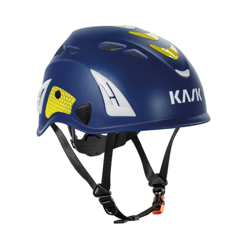 KASK SUPERPLASMA AQ HI VIZ modro žlutá