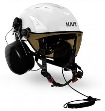 KASK HELITALK bílá