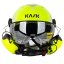 KASK HELITALK žlutá FLUO