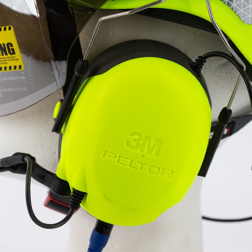KASK HELITALK žlutá FLUO