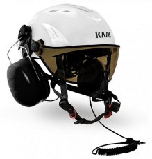 KASK HELITALK bílá
