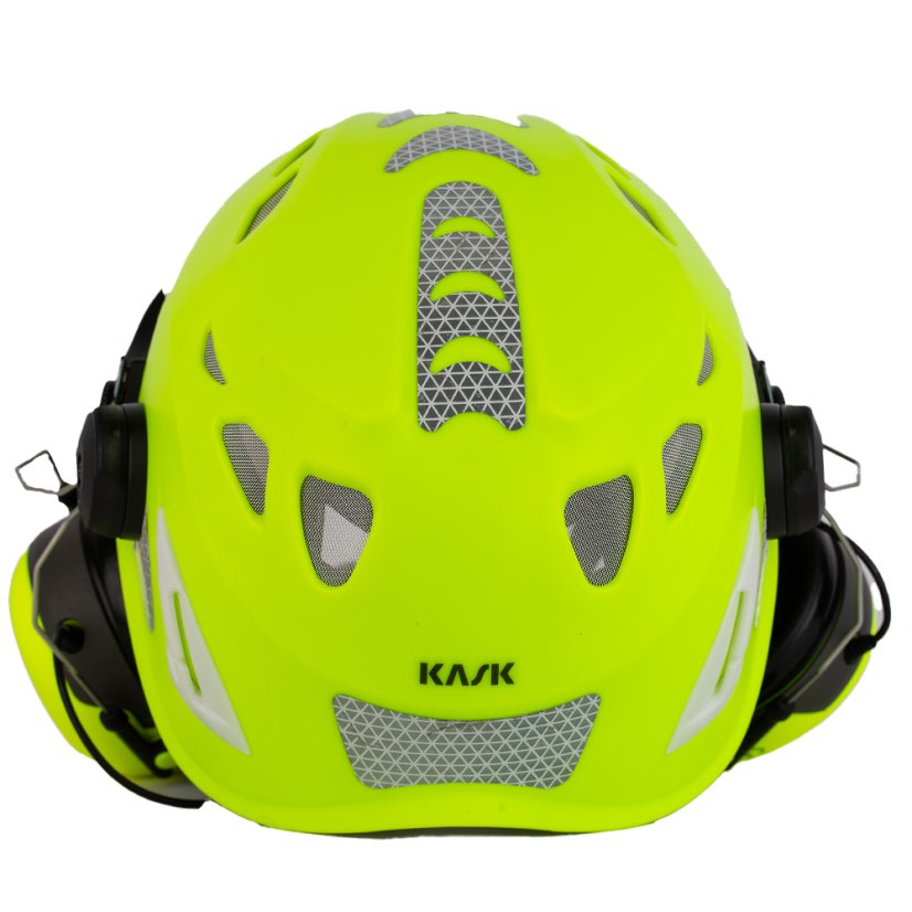 KASK HELITALK žlutá FLUO