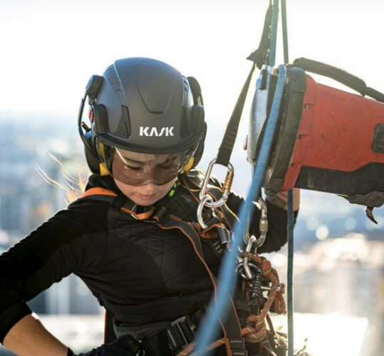 Kask Primero Air worksafety high woman black helmet 