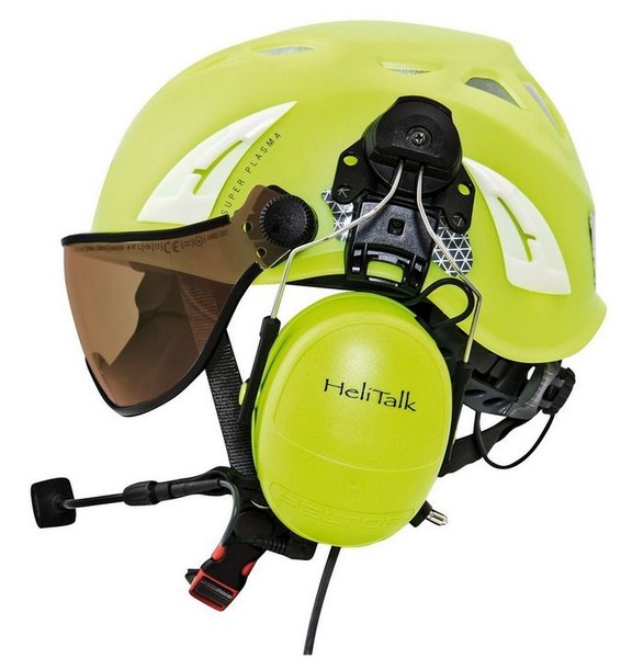 KASK HELITALK bílá
